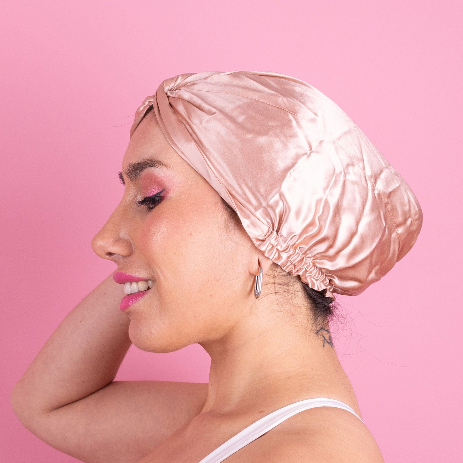 Turbante de Seda CARAMEL OLIVESTORE.CL