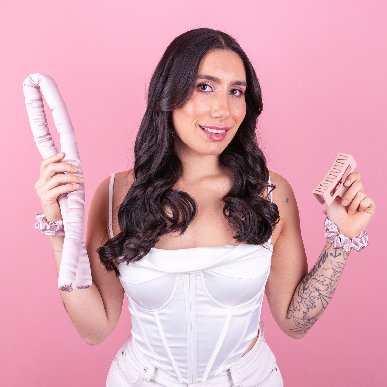 KIT Ondas sin calor 100% Seda de Morera ONDULADOR SIN CALOR OLIVESTORE.CL